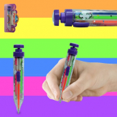 8 Renkli Basmatik Fosforlu Kalem